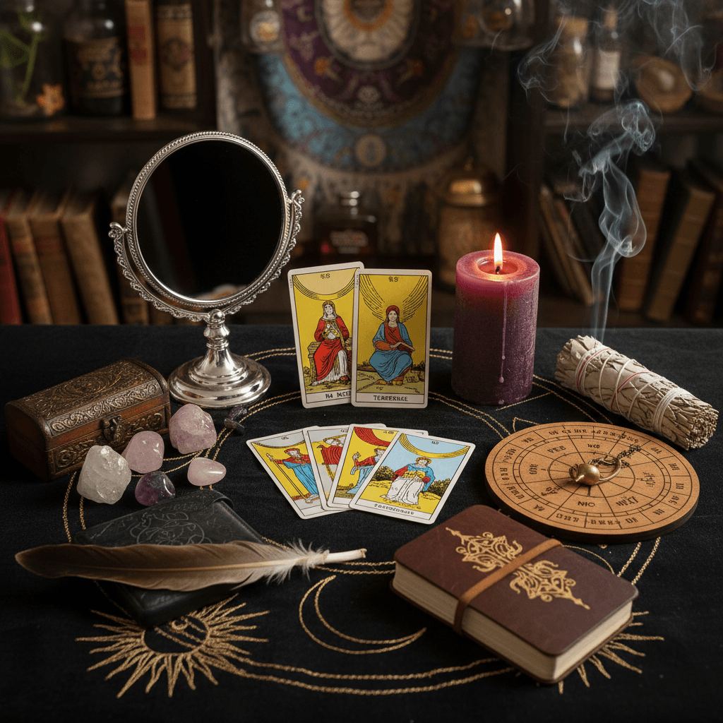 Tarot decks and divination supplies