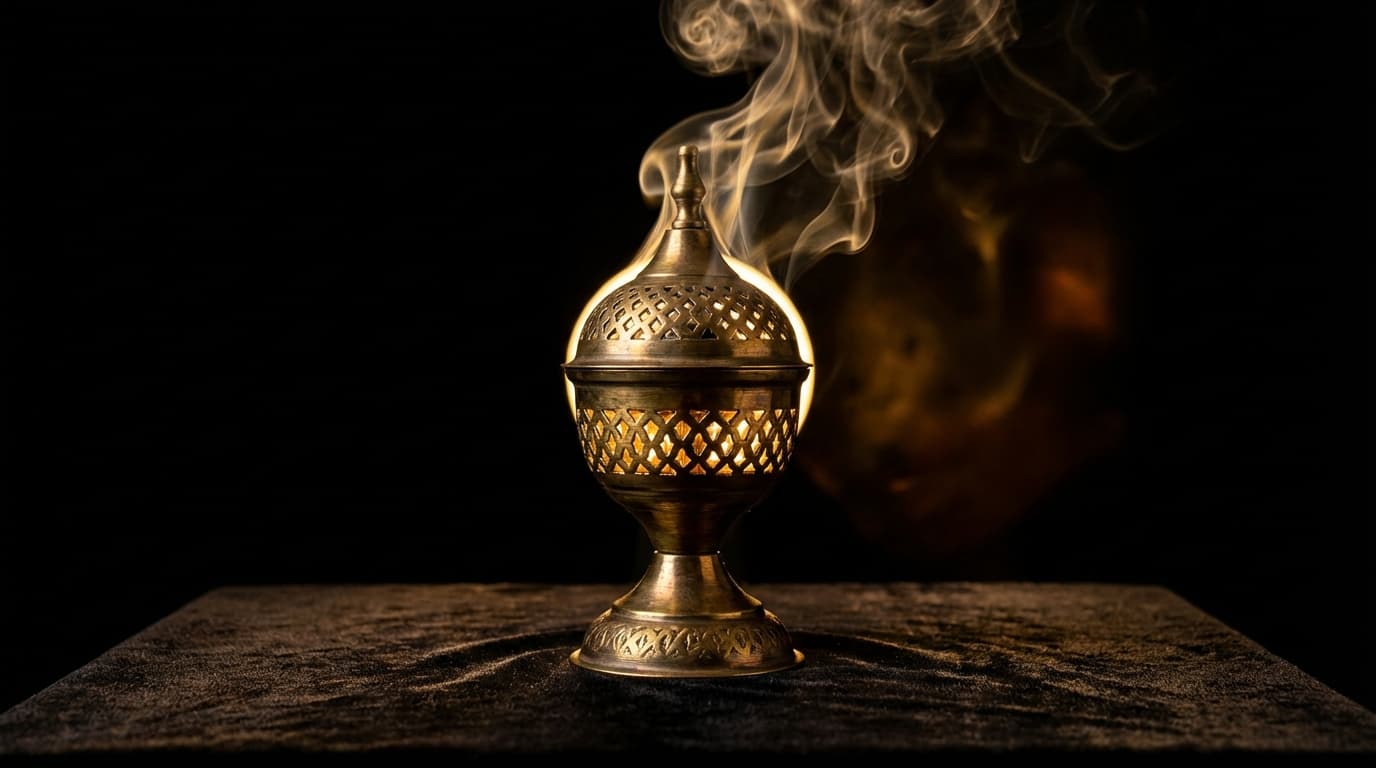 Candles and incense